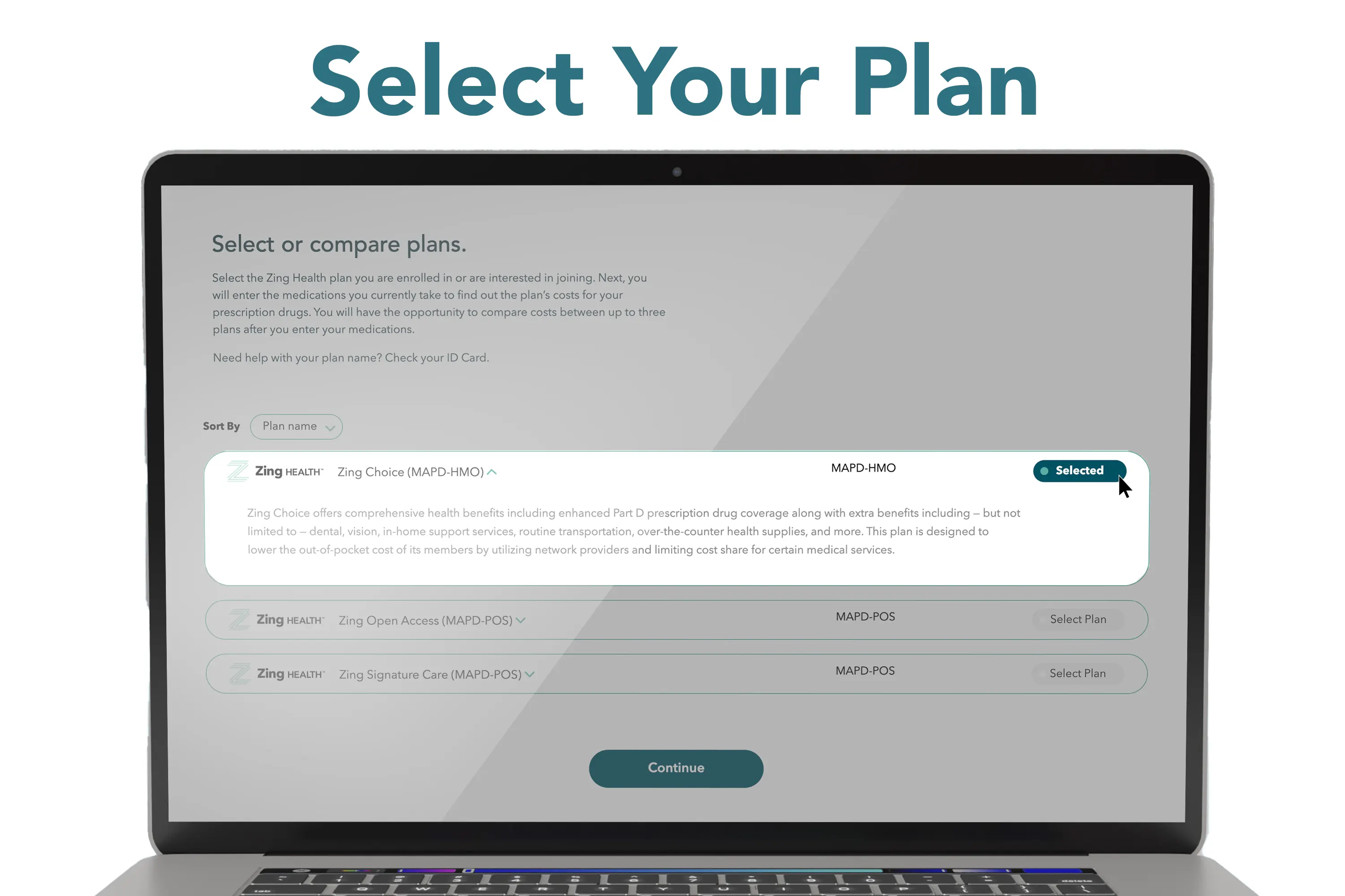 Select Your Plan Select Your Plan