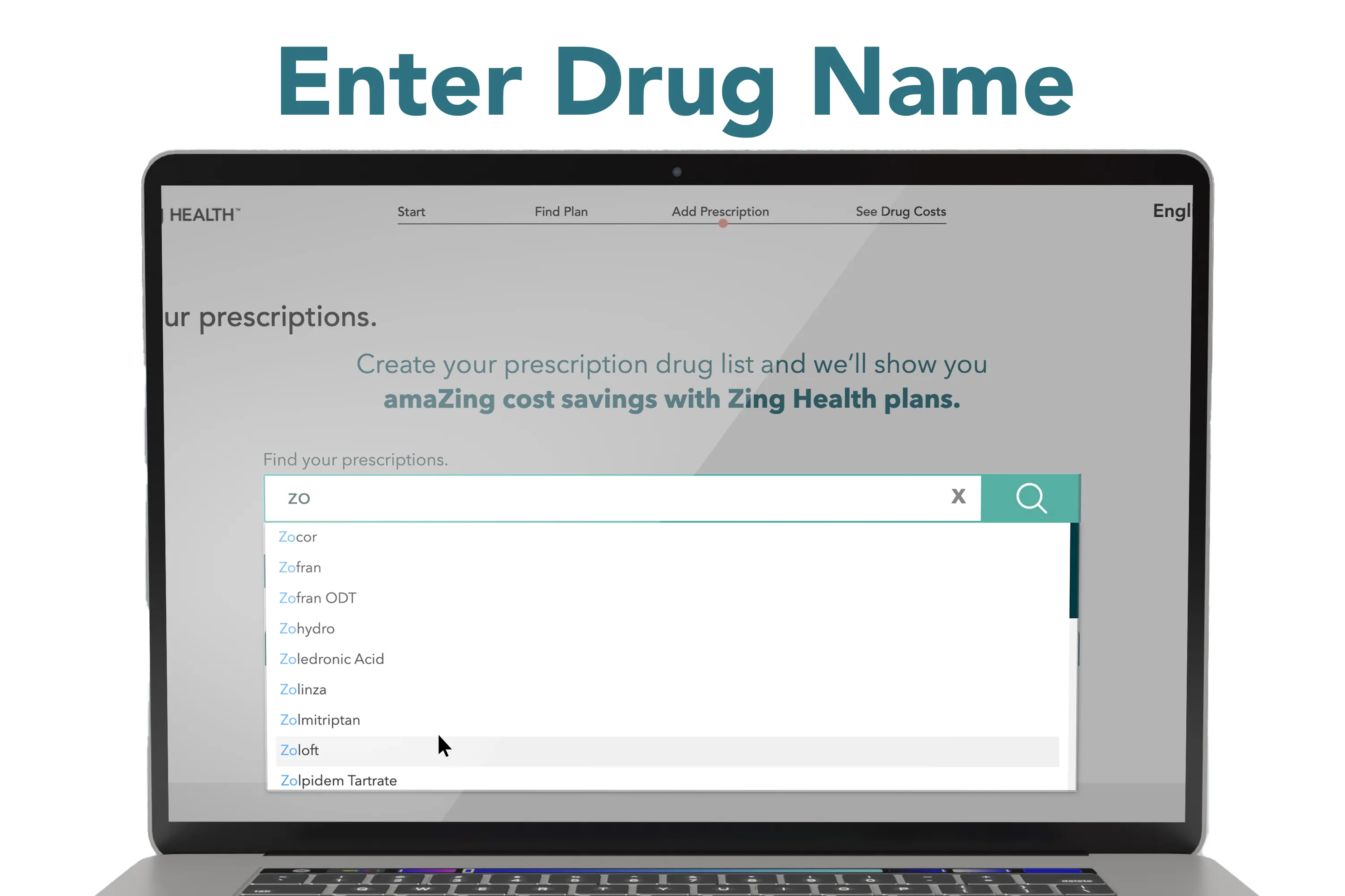 Enter Drug Name