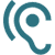 Hearing benefit icon